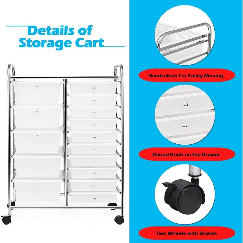 Rolling Office Cart: image 5
