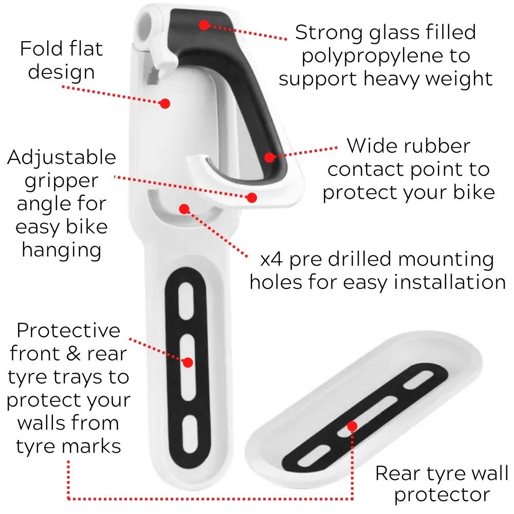 Wall Bike Mount, Single Hanger