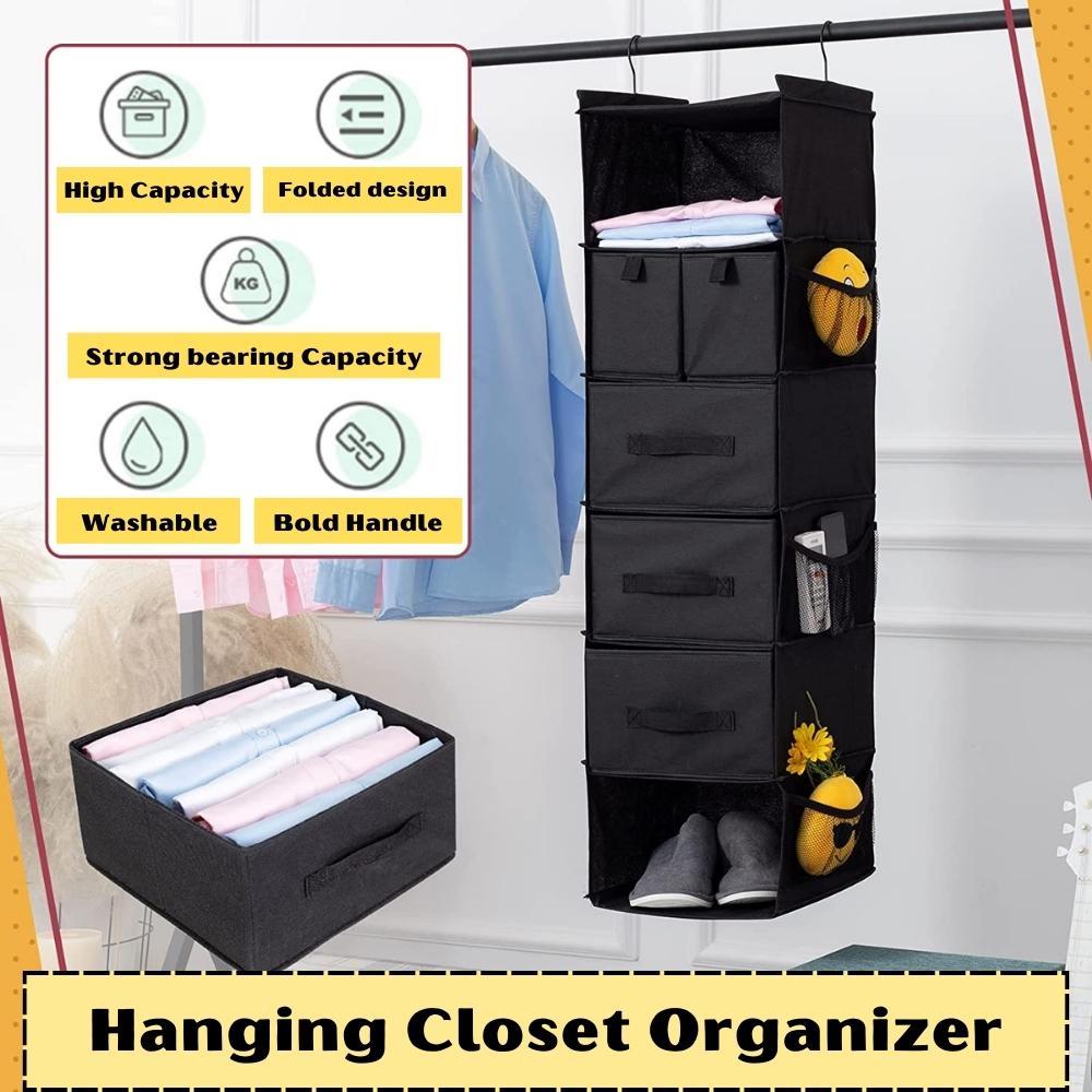 buy hanging closet organizer online